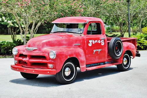 Original sweet 1954 chevrolet 3100 1/2 short bed pickup solid oklahoma truck wow