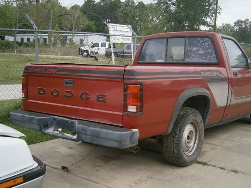 1989 dodge dakota shelby standard cab pickup 2-door 5.2l