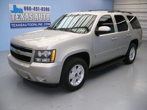 We finance!!!  2009 chevrolet tahoe lt leather 3rd row flex fuel texas auto!!