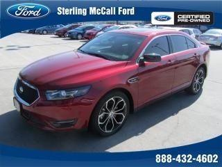 2013 ford taurus sho awd nav sunroof heated/cooled seats bluetooth sat radio