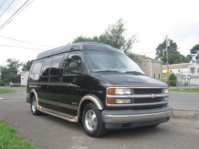 2000 CHEVY EXPRESS 1500 CONVERSION HI TOP 1 OWNER CLEAN RUNS GR8 LOADED NORESERV, image 2
