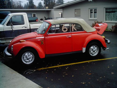 1975 volkswagen super beetle base convertible 2-door 1.6l