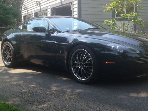 2007 dark green aston martin vantage low miles new custom rims , tires &amp; brakes