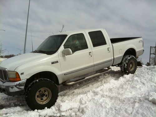 2000 f350 xlt sd crewcab 4x4 lift v10 leather train horns