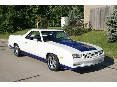 1985 chevrolet el camino ss choo choo classic w/ bucket seats and console