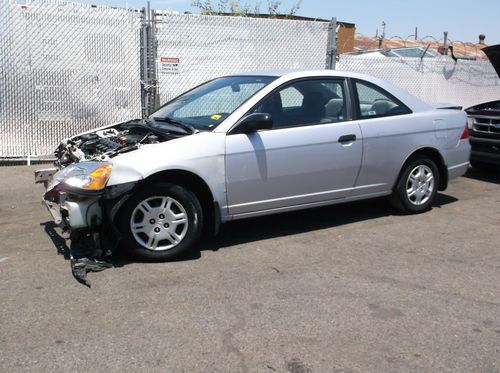2001 honda civic, no reserve