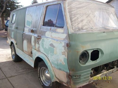 1966 ford econoline panel van customized