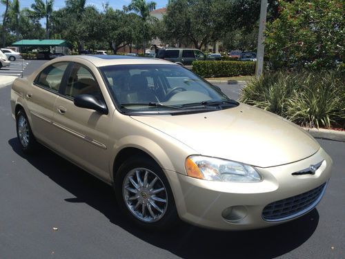 2001 chrysler sebring lxi sedan 4-door 2.7l 35k original miles ! ! great shape !