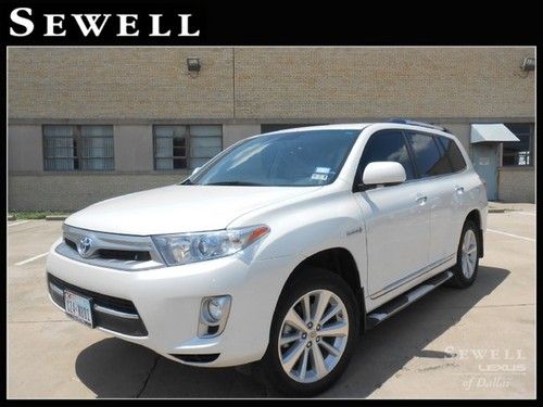 2012 highlander hybrid limited awd jbl navigation very clean! low miles!