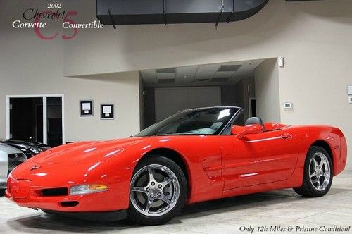 2002 chevrolet corvette convertible only 12k miles! 1sc pack hud bose cd changer