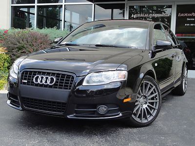 2007 audi a4 quattro s-line titanium package 6-spd manual 1 owner nc car