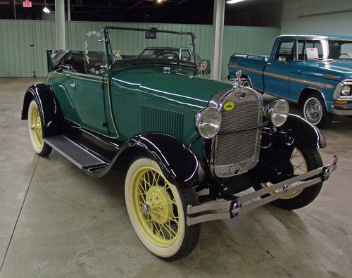 1929 ford model a roadster, fully restored, very nice!