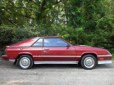 1985 dodge carroll shelby charger hatchback 2.2l turbo runs strong rare