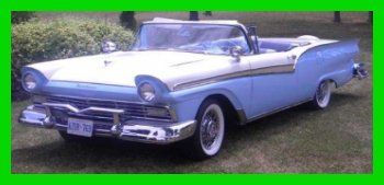 1957 ford fairlane 500 retractable hard top convertible 312 y-block automatic