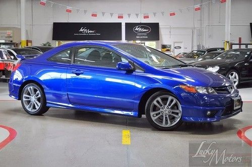 2008 honda civic si coupe, navi, sat, 6-sp manual, suede,