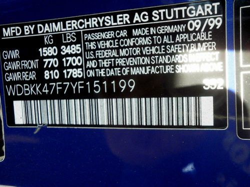 Mercedes SLK230 Hardtop Convertible **CREAM PUFF**, image 15