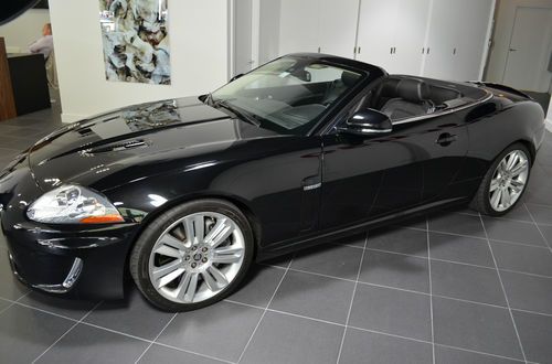 Jaguar xkr convertible 5.0l supercharged black navi sport 20 gps camera warranty