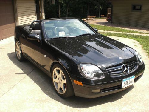 2000 mercedes-benz slk- supercharged convertible- low mileage!