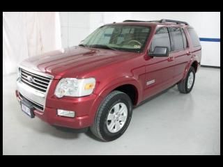 08 explorer xlt 4x2, 4.0l v6, auto, cloth, 3rd row, sunroof, clean 1 owner!