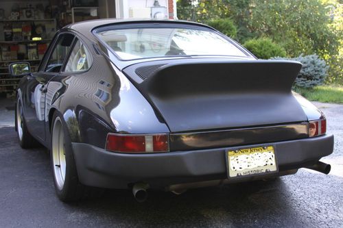 1984 PORSCHE 911 CARRERA COUPE BLACK MODIFIED RUNS GREAT, image 3