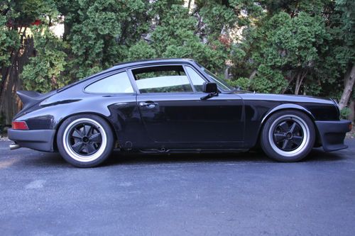 1984 PORSCHE 911 CARRERA COUPE BLACK MODIFIED RUNS GREAT, image 9