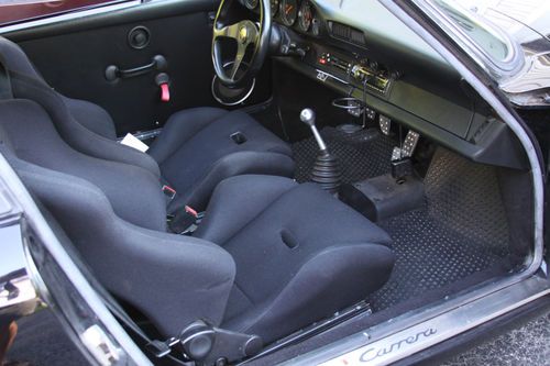 1984 PORSCHE 911 CARRERA COUPE BLACK MODIFIED RUNS GREAT, image 15