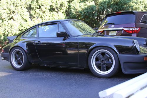 1984 PORSCHE 911 CARRERA COUPE BLACK MODIFIED RUNS GREAT, image 20