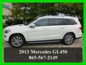 2013 mercedes gl450 4matic gl, p2 package, keyless, dvd, xenon, lane tracking