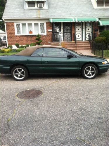 1998 chrysler sebring jxi convertible 2-door 2.5l no reserve !!!!!!!!!!!