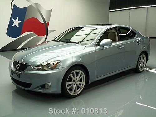 2006 lexus is250 climate seats sunroof nav rear cam 58k texas direct auto