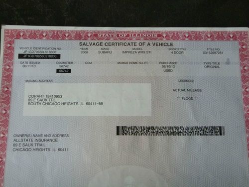 2006 Subaru Impreza WRx STi Bare Rolling Chassis, image 7