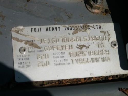 2006 Subaru Impreza WRx STi Bare Rolling Chassis, image 8