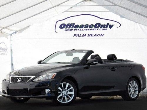 Convertible leather heated and cooled seats warranty off lease only