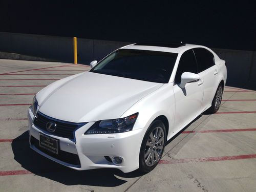 2013 lexus gs 350 awd, only 1k mi, navigation, heated &amp; cooled seats, roof, tint