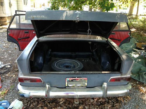 1960 Mercedes-Benz 190 D,  All orignial, Clear Title grey leather interior rare, image 13