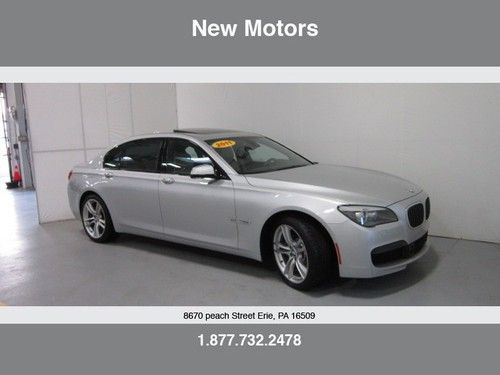2012 bmw 750li xdrive 4.4l in titanium silver and loaded with options