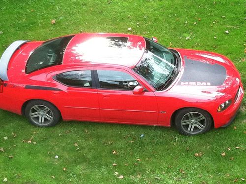 Dodge charger daytona r/t hemi red gps