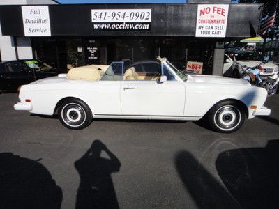 1978 rolls royce corniche convertible