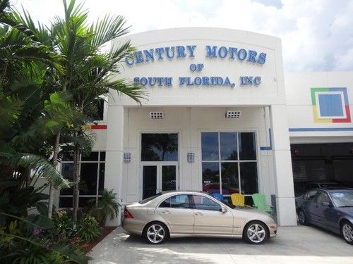 2005 mercedes c230 4dr sedan 1.8l supercharged 4 cylinder leather sunroof