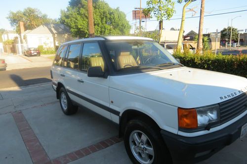 Clean strong 2nd owner 1999 range rover 4.0 se beutiful! low miles! no reserve