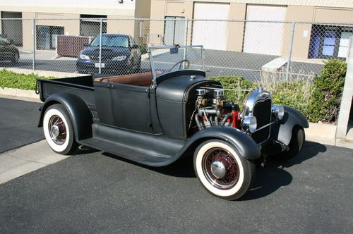 1929 ford roadster pick-up, cragar / miller head, original 40's hot rod 32 33 34