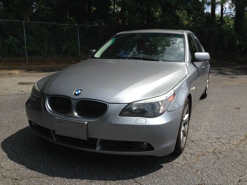 2005 bmw 545i clean no accidents! sport package! cold weather package!
