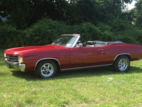 1972 chevelle malibu convertible 350ci