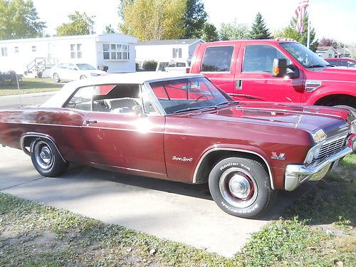 1965 chevrolet, impala, super sport, convertible