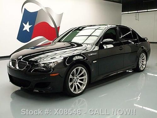 2008 bmw m5 v10 500hp sunroof nav hud 19" wheels 48k mi texas direct auto