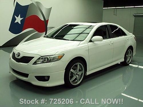 2011 toyota camry se sunroof ground effects 18's 21k mi texas direct auto