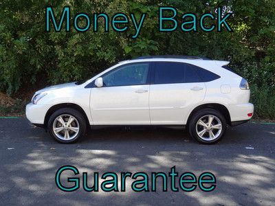 Lexus rx400h hybrid awd navigation dvd leather heated sts sunroof backup camera