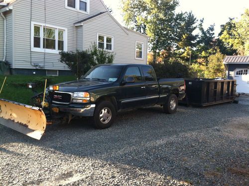 2002 sierra 4wd plow truck