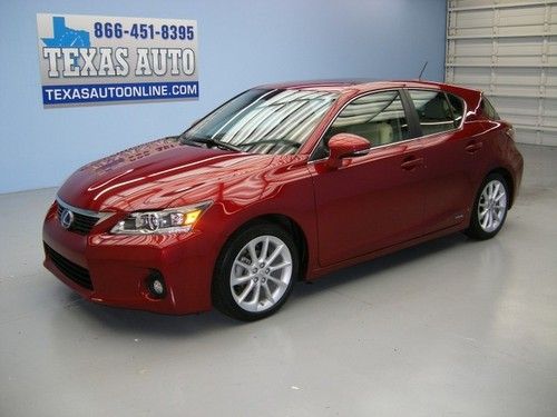 We finance!!  2012 lexus ct 200h hybrid premium roof nav heated seats texas auto