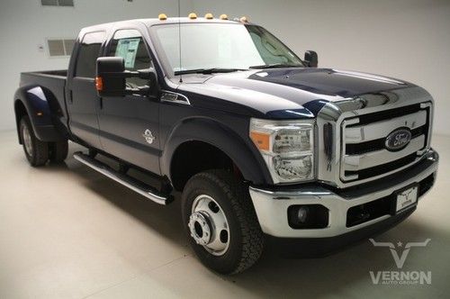 2014 drw lariat crew 4x4 fx4 navigation sunroof leather heated v8 diesel